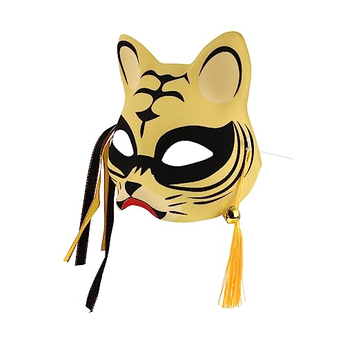 Alasum Tiger Maske Fuchskostüm Halloween-Tiermasken Party-Performance-Maske Halloween-Fuchsmasken Spitzenmaske halloween masken halloweenmaske Cosplay-Maske leuchtende Tigermaske Plastik von Alasum