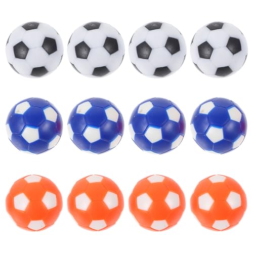 Alasum Tischfußball-Tischfußball-Ersatzbälle 12 Stück Bunte Mini-Fußbälle Offizielle Tischspielbälle Tischfußball-Tischbälle 28 Mm von Alasum