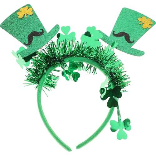 Alasum Stirnband Zum St. Patricks Day Irischer Hut Kopfbedeckung Für Frauen Zylinder Haarreif Für Mädchen St. Patricks Day Zubehör Festival von Alasum