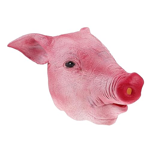 Alasum Verkleidungs-requisiten Maske Halloween-herz-requisite Kostüm Schweinchen Halloween Gruselig Halloween-dekorationen Hase Halloween-foto-requisiten Rosa von Alasum