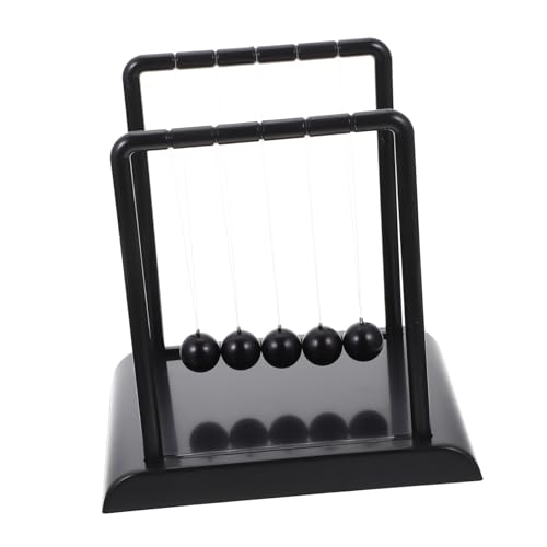 Alasum Stilvolle Balance Home Office Decor Cradle Balls Elegante Schwarze Desktop-Dekoration von Alasum