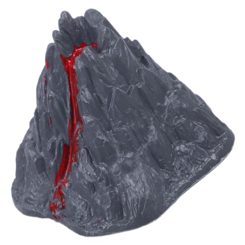 Alasum Vulkan Lava Spielzeug Vulkan Ornament Outdoor Figur Simulierter Vulkan Dinosaurier Vulkan Vulkangestein Vulkan Modell Outdoor Spielzeug Vulkan Dinosaurier Spielzeug von Alasum