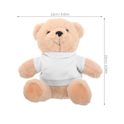Alasum Weicher DIY Sublimations Kuscheltier mit Weißem T Shirt zum Gestalten Kuscheliges Plüschtier Vielseitiges für Erwachsene zu Geburtstagen Feiertagen und Besonderen Anlässen Alasum Weicher DIY Sublimations Kuscheltier mit Weißem T Shirt zum Gestalten Kuscheliges Plüschtier Vielseitiges für Erwachsene zu Geburtstagen Feiertagen und Besonderen Anlässen von Alasum