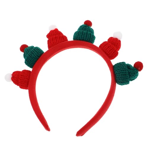 Alasum Neuartige Weihnachtsmütze Festliches Stirnband Leicht und Bequem Party-accessoire für Feiertagsveranstaltungen 1 Stück von Alasum