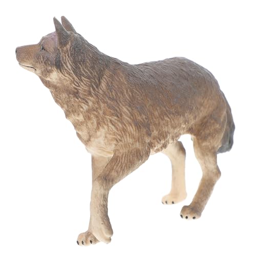 Alasum Wolfsmodell Wildtierfigur Wolfsspielzeug Zootierspielzeug Kognitives Tiermodell Für Wildtiere Wolfsfiguren Für Kinder Tiere Spielzeug Kinder Spielzeug Kinderspielzeug Plastik von Alasum