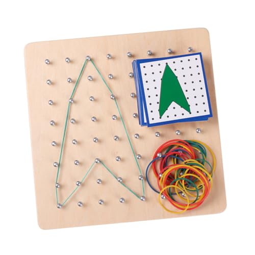 Alasum intelligentes Puzzle rätselbuch jucarii pentru copii geduldspiele kindergeschenke rätsel für pädagogische geometrische nagelplatte Bambus von Alasum