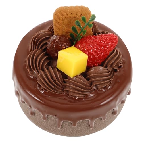 Alasum künstlicher Kuchen künstliche Geburtstagstorte Simulation Lebensmittelspielzeug Simulation Kuchen Dessertmodell aus PVC gefälschter Kuchen Mini-Lebensmittel künstliche Kuchen von Alasum