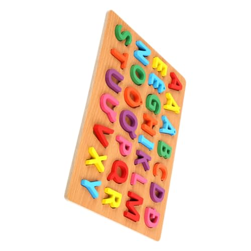 Alasum lustige Blöcke Pädagogisches kinderspielzeug Lernspielzeug jucarii pentru copii für kinderknallzeug Buchstaben Puzzle Children Toys Hölzern von Alasum