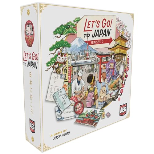 Alderac Entertainment | Let's Go! to Japan Brettspiel auf Englisch für die Ganze Familie | Wettbewerbsorientiertes Spiel für 1-4 Spieler | Brettspiel zum Spielen Alleine, zu Zweit oder mit Freunden von Alderac Entertainment Group (AEG)