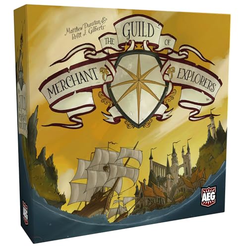 Alderac Entertainment Group | The Guild of Merchant Explorers | Brettspiel | Basisspiel | 1-4 Spieler | Alter 14+ | Englisch von AEG