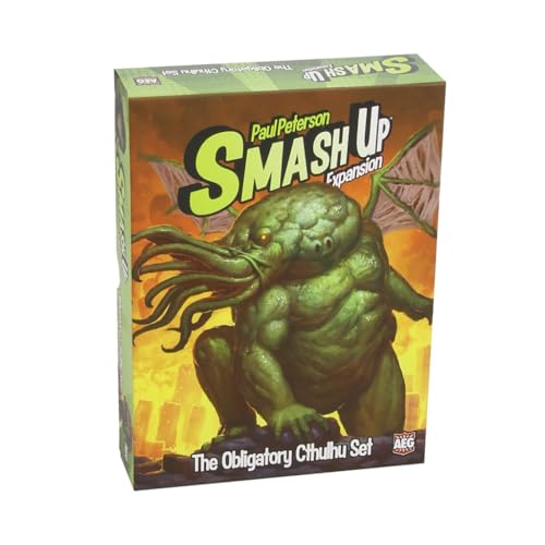 Alderac Entertainment Group | Smash Up The Obligatory Cthulhu Set | Card Game for 2 tot 4 Players in English | Standalone Expansion | Ages 12+ von Alderac Entertainment Group