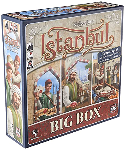 Alderac Entertainment - Istanbul Big Box - Board Game - Expansion - for 2-5 Players - from Ages 10+ - English von Alderac Entertainment Group