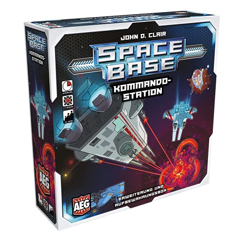 Alderac Entertainment Group, Space Base: Kommandostation, Erweiterung, Familienspiel, Würfelspiel, 2-7 Spieler, Ab 10+ Jahren, 60+ Minuten, Deutsch von Asmodee