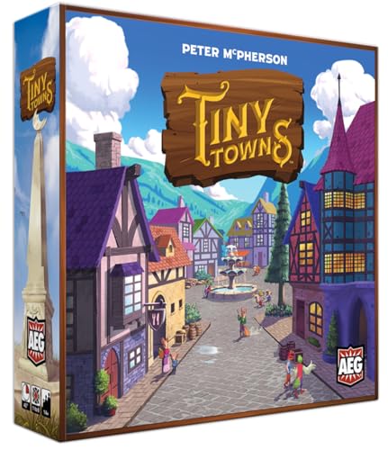 Alderac Entertainment - Tiny Towns - Board Game - Base Game - for 1-6 Players - from Ages 14+ - English von AEG