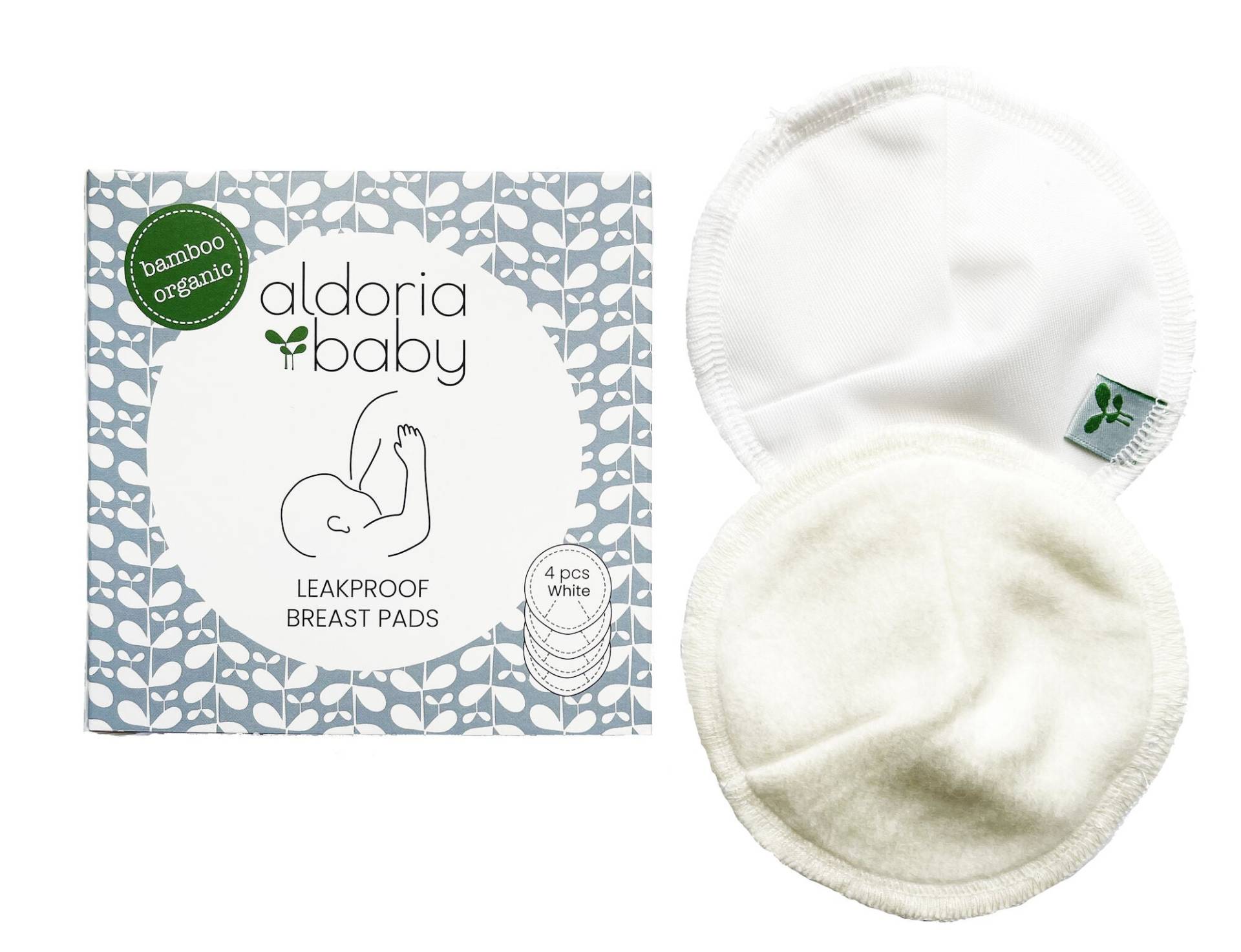 AldoriaBaby Leakproof Stilleinlage 4er-Pack von Aldoria Baby