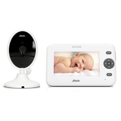 Alecto Babyphone DVM-140 mit Kamera und 4.3 Farbdisplay, weiß von Alecto®