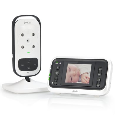 Alecto Babyphone mit Kamera und 2.4-Farbdisplay DVM-75, weiß/anthrazit von Alecto®