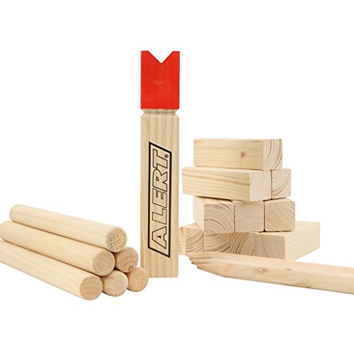 Alert KUBB ECHT-Holz Wikinger Spiel Wurfspiel 22tlg. Neu von Extenuating Threads