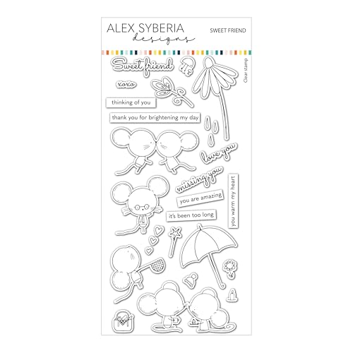 Alex Syberia Designs Stempel-Set Sweet Friend Alex Syberia Designs Stempel-Set Sweet Friend von Alex Syberia Designs