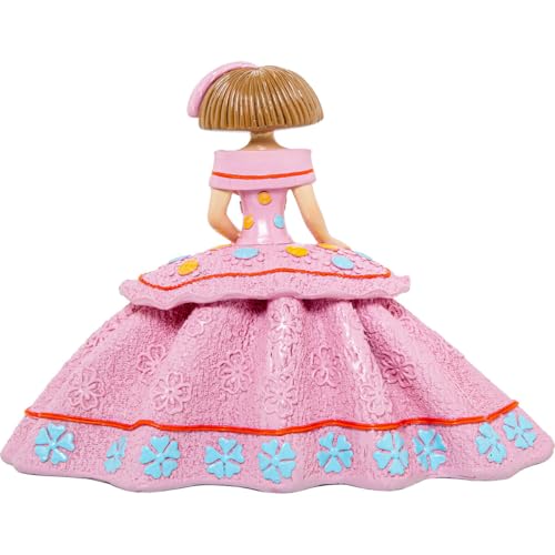 Alexandra House Living Dekorative Figur Rosa Kunststoff Kleid 25 x 12 x 18 cm von Alexandra House Living