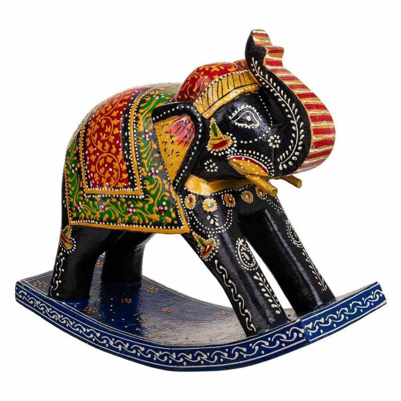 Deko-Figur Alexandra House Living Mango-Holz Elefant 10 x 22 x 28 cm von Alexandra House Living