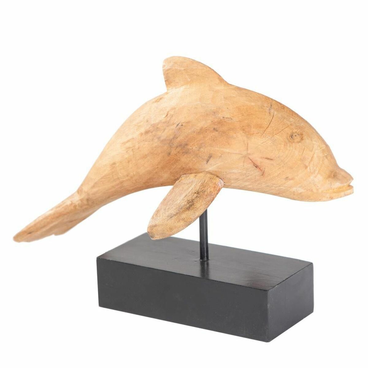 Deko-Figur Alexandra House Living natürlich Metall Mango-Holz Delfin 17 x 27 x 35 cm von Alexandra House Living