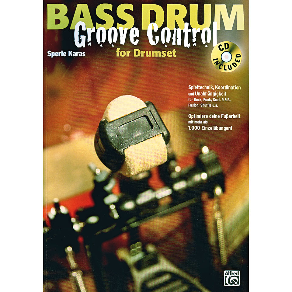 Alfred KDM Bass Drum Groove Control Lehrbuch von Alfred KDM