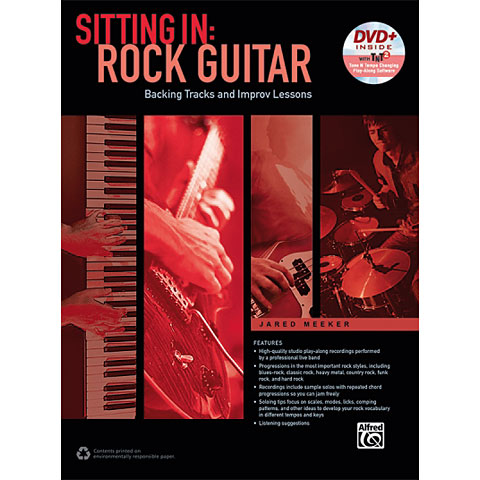 Alfred KDM Sitting In: Rock Guitar (+ DVD) Lehrbuch von Alfred KDM