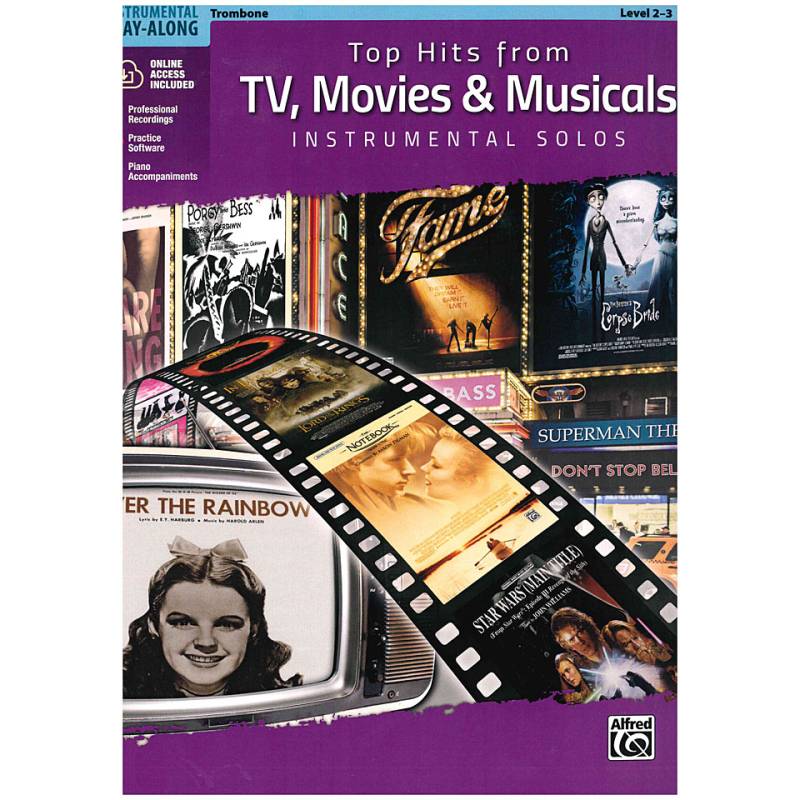 Alfred KDM Top hits from TV, Movies and Musicals for trombone von Alfred KDM