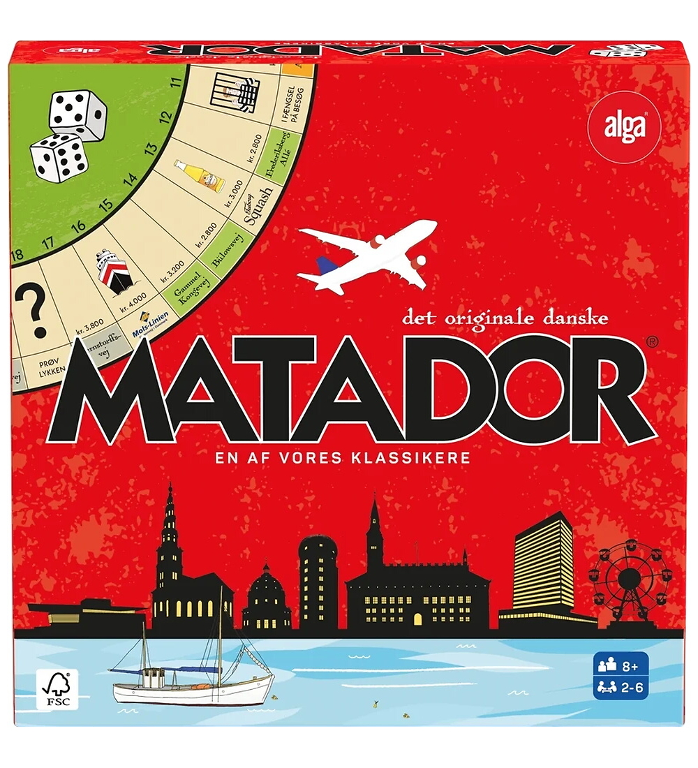 Alga Brettspiel - Matador - Alga - One Size - Brettspiele Alga Brettspiel - Matador - Alga - One Size - Brettspiele von Alga