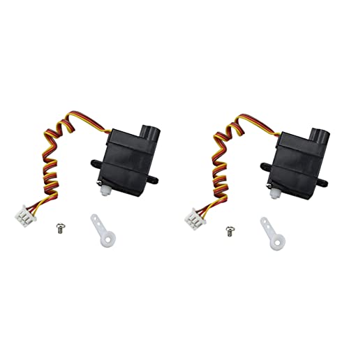 Aliaga 2Pcs V966.011 Servo für V966 V911S V977 V988 V930 V931 XK K110 A600 A430 A800 RC Hubschrauber Teile ZubehöR von Aliaga