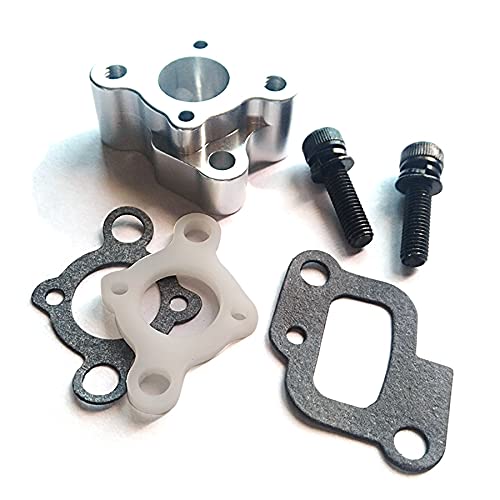 Aliaga CNC Ansaug Krümmer Set für 23-30,5 CCM Gasmotor Zenoah Baja 5B 5T 5Sc 5Ive-T Rovan Motor von Aliaga