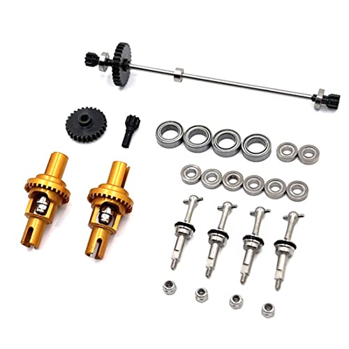 Aliaga Differential-Set für Getriebewelle aus Metall für 284131 K969 K979 K989 K999 P929 1/28 RC Car Upgrades Teile, 4 von Aliaga