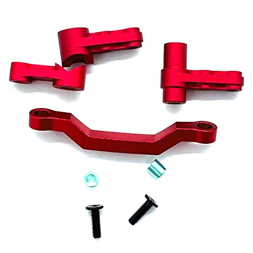 Aliaga Für Lenkgruppen-Set für 1/16 Smax 1621 1625 1631 1635 1651 1655 Modelle von RC Fahrzeugen, Upgrade-Teile für Autos, rot von Aliaga