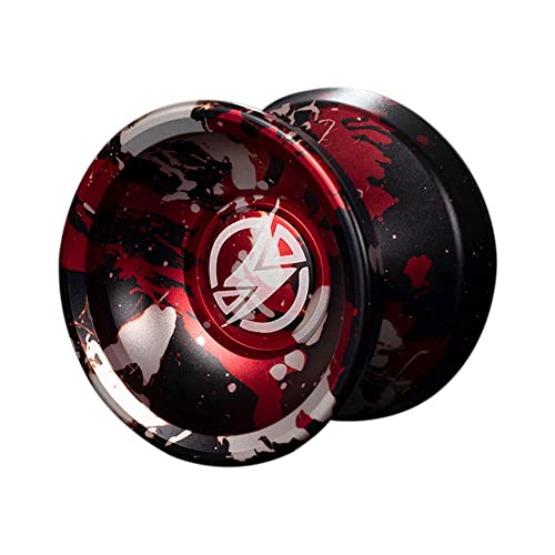 Aliaga Reaktives YoYo-Metall-YoYo E-01 Wettkampf-Yo-Yos-Ball für Yo-Yo-Spieler mit 10 Yo-Yo-Saiten Einfache Übungstricks von Aliaga