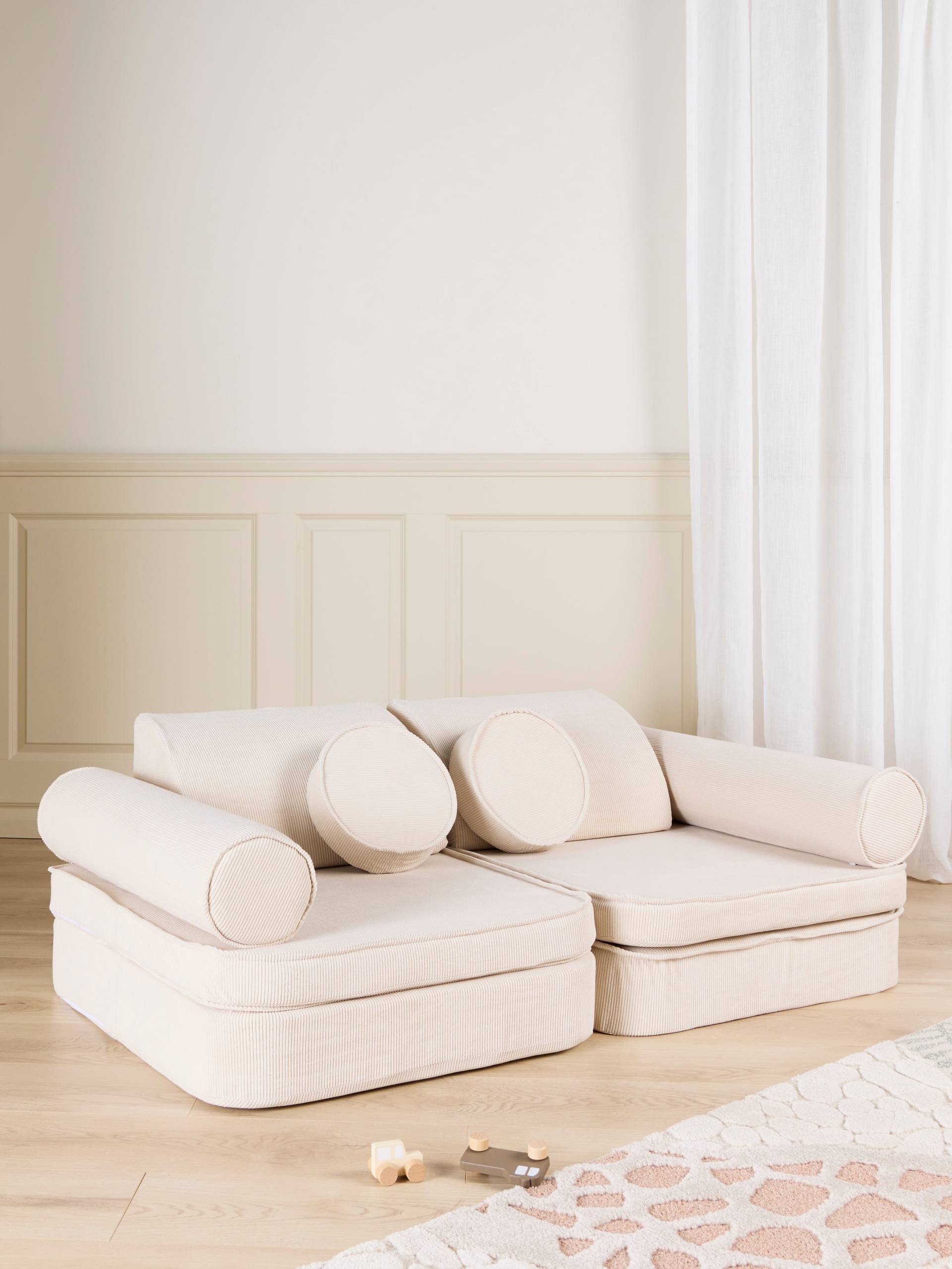 Alice & Fox BEN Zusammenbaubares Sofa, Beige, Kindersofa, Kindercouch, Kinder Alice & Fox BEN Zusammenbaubares Sofa, Beige, Kindersofa, Kindercouch, Kinder von Alice & Fox