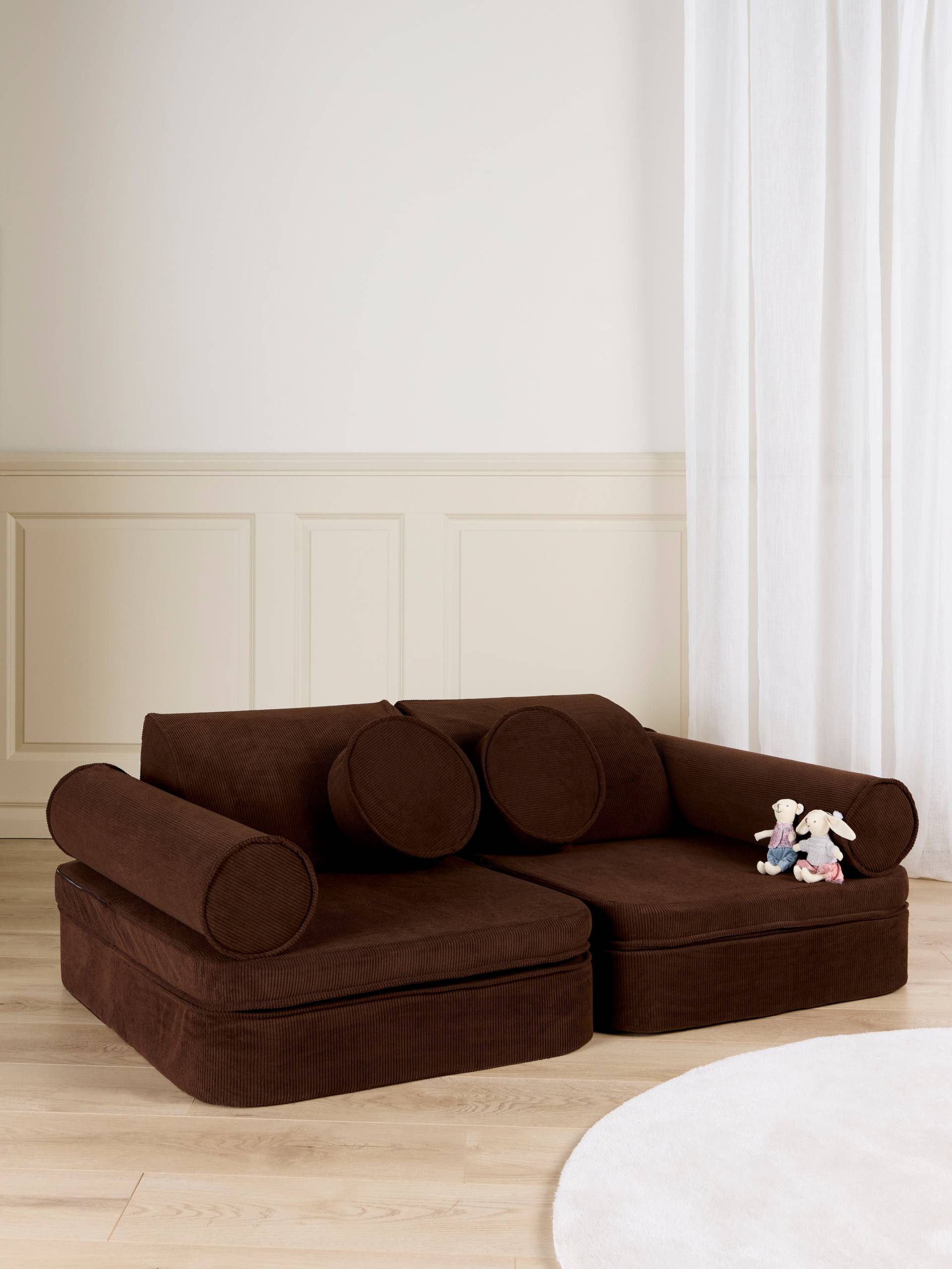 Alice & Fox BEN Zusammenbaubares Sofa, Brown, Kindersofa, Kindercouch, Kinder Alice & Fox BEN Zusammenbaubares Sofa, Brown, Kindersofa, Kindercouch, Kinder von Alice & Fox