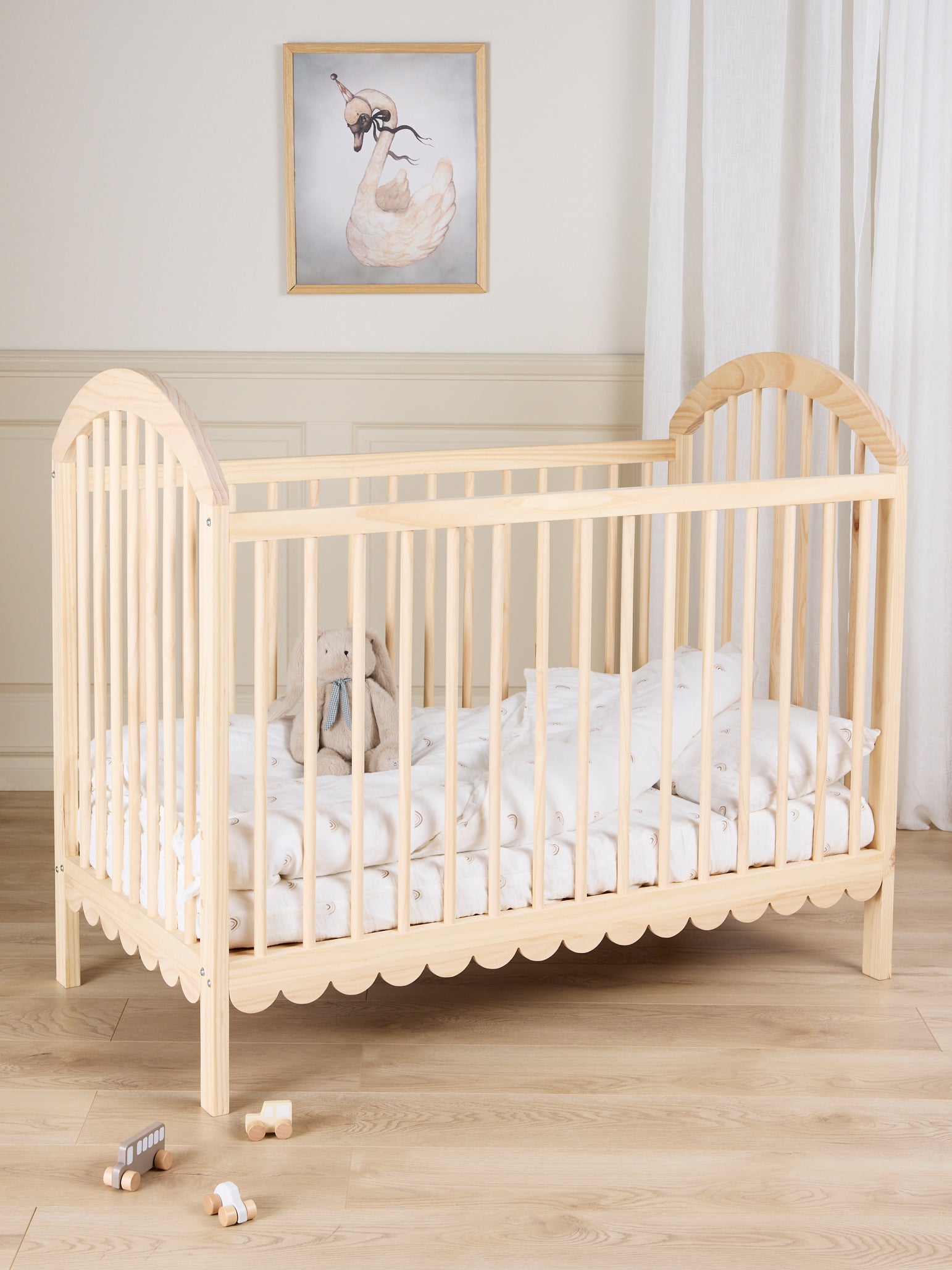 Alice & Fox Dune Babybett, Natural Wood Alice & Fox Dune Babybett, Natural Wood von Alice & Fox