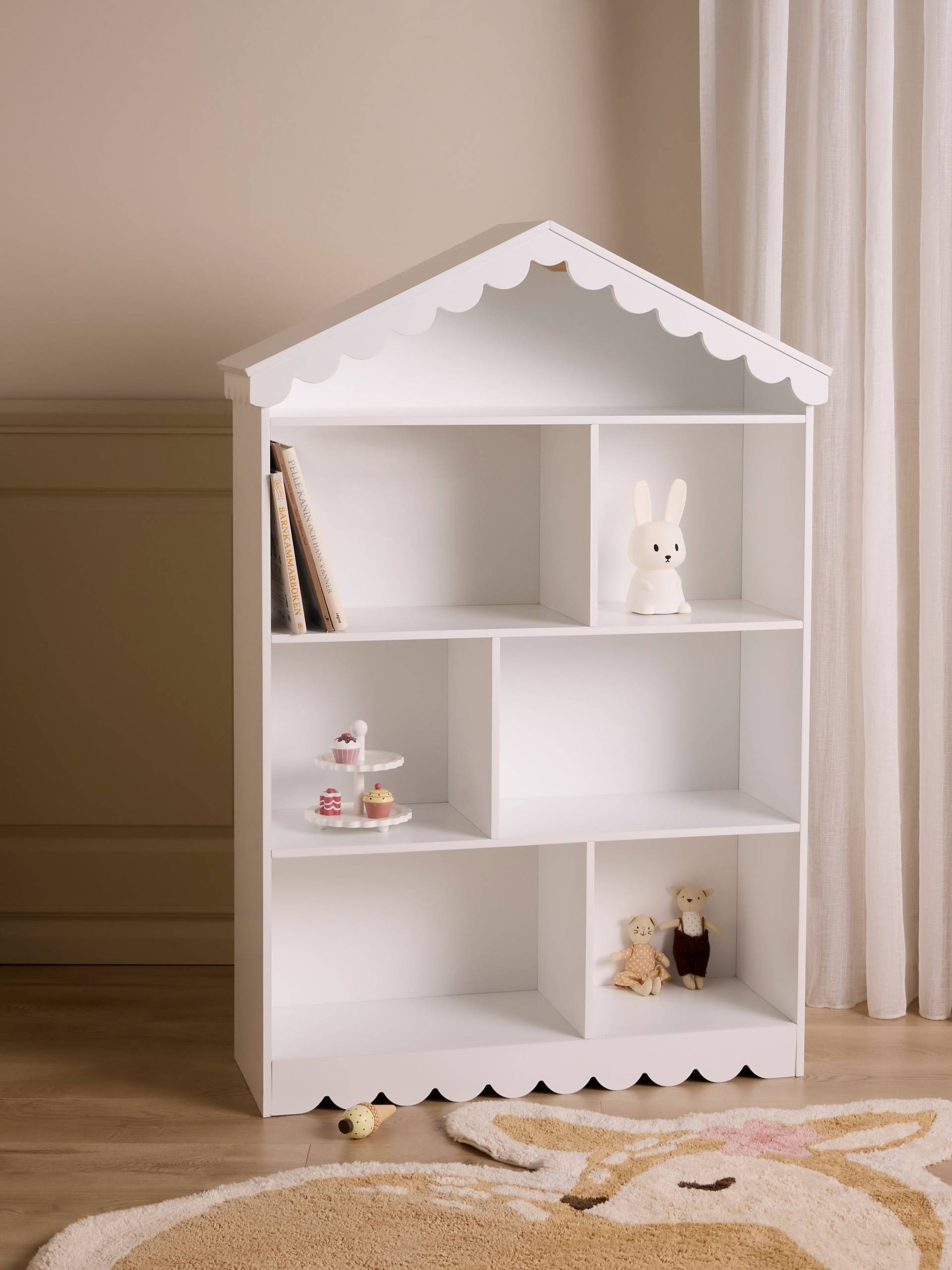 Alice & Fox Dune Bücherregal & Puppenhaus, White, Bücherregal kinderzimmer, Kinder, Kids Alice & Fox Dune Bücherregal & Puppenhaus, White, Bücherregal kinderzimmer, Kinder, Kids von Alice & Fox