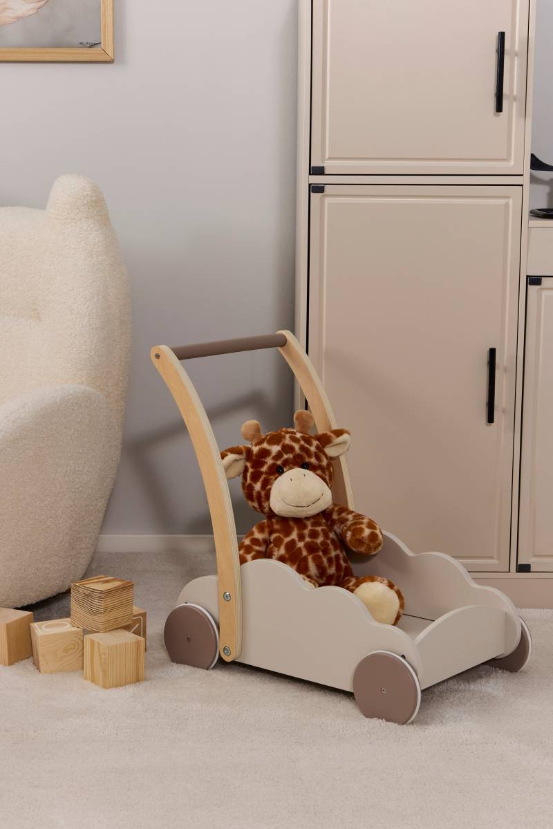 Alice &  Fox Lauflernwagen, Beige, Babyspielzeug von Alice & Fox