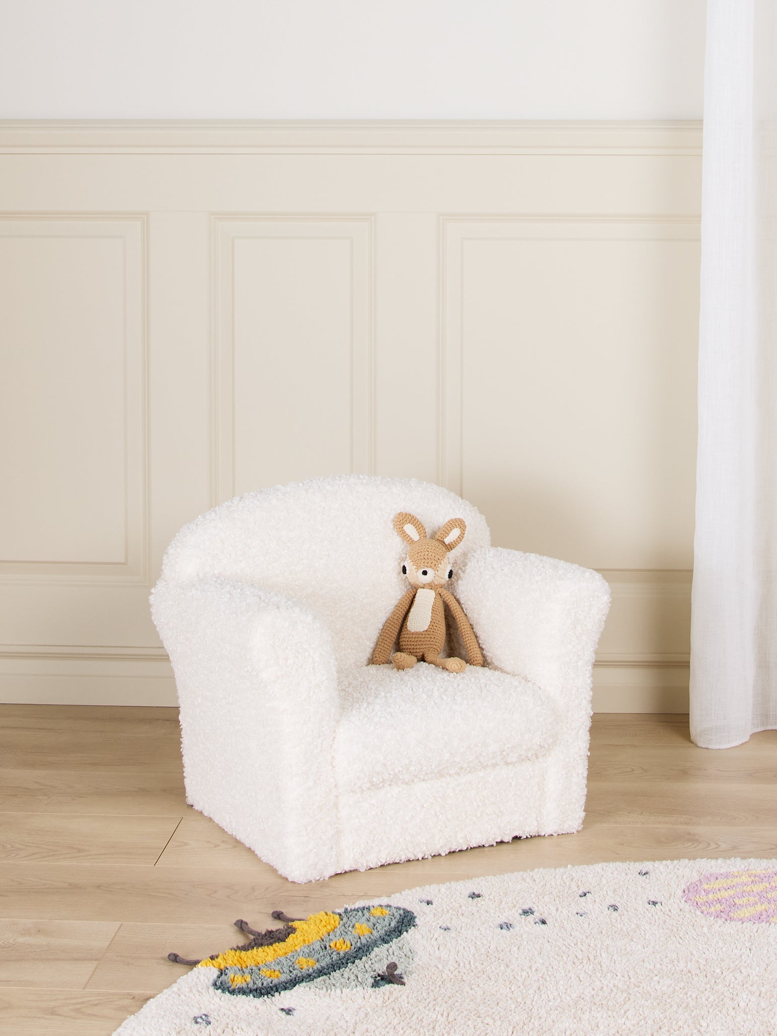 Alice & Fox Puffin Sessel, White Teddy, Kindersessel Alice & Fox Puffin Sessel, White Teddy, Kindersessel von Alice & Fox