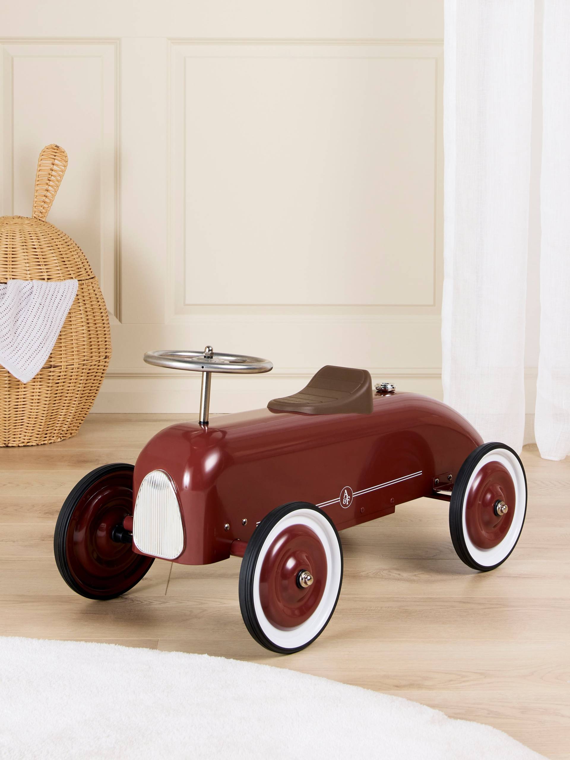 Alice & Fox Retro Rutschauto, Deep Maroon Alice & Fox Retro Rutschauto, Deep Maroon von Alice & Fox