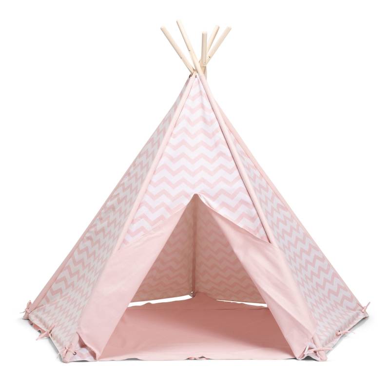 Alice &  Fox Spielzelt Tipi, Rosa/Weiß von Alice & Fox