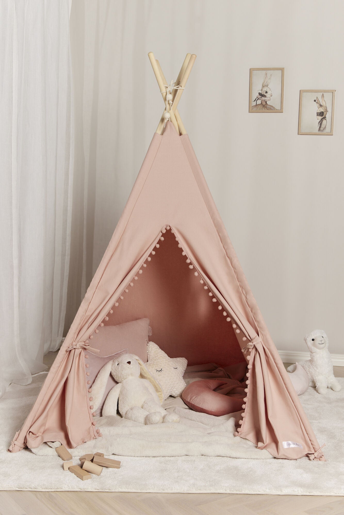 Alice &  Fox Spielzelt Tipi, Rosa von Alice & Fox