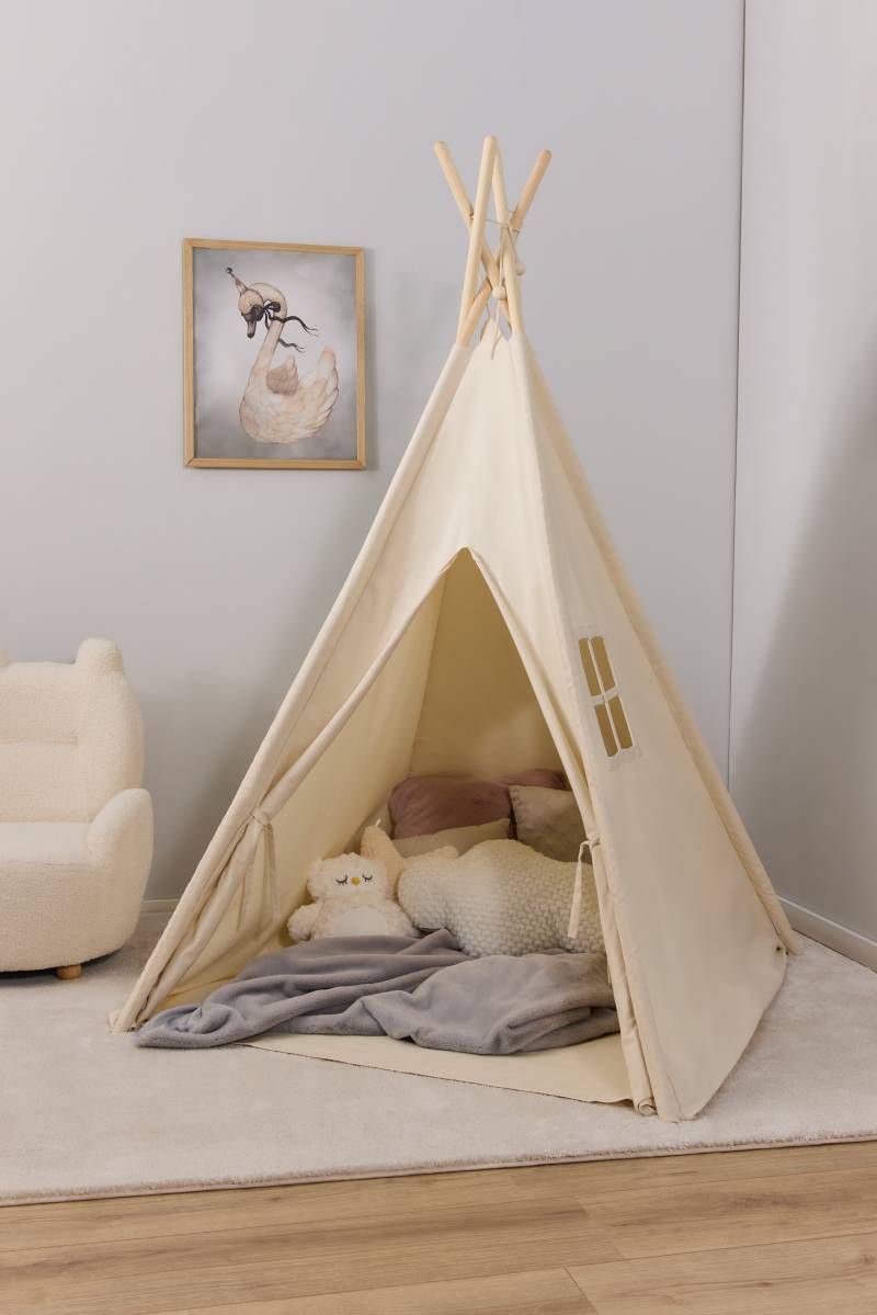 Alice &  Fox Tipi-Zelt, Beige von Alice & Fox