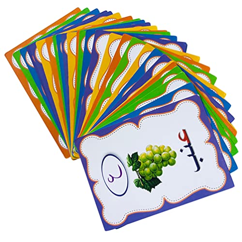 Alipis 1 Satz Arabische Wörter Flashcards Arabisches Alphabet Sichtwörter Mit Stift Montessori-Spiel Vorschule Lernspielzeug Für Kinder Buchstaben Karten Alipis 1 Satz Arabische Wörter Flashcards Arabisches Alphabet Sichtwörter Mit Stift Montessori-Spiel Vorschule Lernspielzeug Für Kinder Buchstaben Karten von Alipis