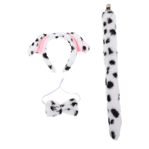 Alipis 1 Satz Stirnband- -Set hundeschwanz Tier Cosplay Zubehör Hundezubehör für Weihnachten Hundekopfband Hundegeburtstagsmütze Halloweenkostüm Haarband Cosplay-Stirnband Plüsch von Alipis