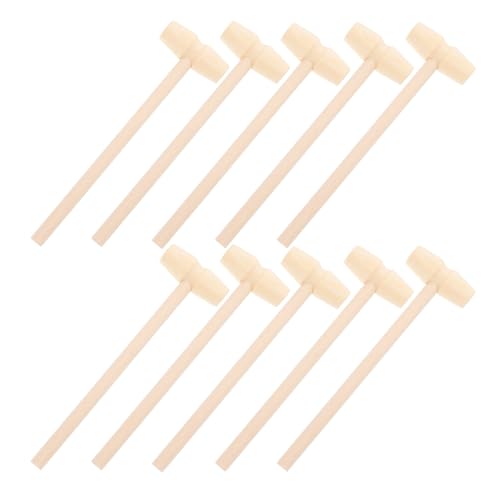 Alipis 10-teiliges Mini-Hammer-Set aus Holz, Kreatives Lernspielzeug für Kinder, Baby-schläger für Jungen Und Mädchen, Khaki-Holz-schlagspielzeug, Perfekt für Spielaktivitäten Alipis 10-teiliges Mini-Hammer-Set aus Holz, Kreatives Lernspielzeug für Kinder, Baby-schläger für Jungen Und Mädchen, Khaki-Holz-schlagspielzeug, Perfekt für Spielaktivitäten von Alipis