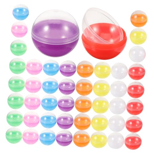 Alipis 100 Stück Transparente Halbtransparente Kunststoffkapseln Befüllbare Vending Machine Kugeln Wiederverwendbar Bruchsicher für Partygeschenke Osterdeko und Aufbewahrung Alipis 100 Stück Transparente Halbtransparente Kunststoffkapseln Befüllbare Vending Machine Kugeln Wiederverwendbar Bruchsicher für Partygeschenke Osterdeko und Aufbewahrung von Alipis
