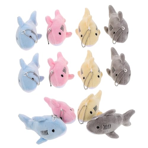 Alipis 12 Stück Mini Plüsch Hai Schlüsselanhänger Weiche Bunte Tieranhänger für Taschen Rucksäcke und Schlüssel Niedliche Stofftier Schlüsselring Anhänger als Partygeschenk und Dekoration Alipis 12 Stück Mini Plüsch Hai Schlüsselanhänger Weiche Bunte Tieranhänger für Taschen Rucksäcke und Schlüssel Niedliche Stofftier Schlüsselring Anhänger als Partygeschenk und Dekoration von Alipis